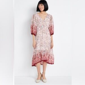 Maurices Floral Hi-Low Maxi